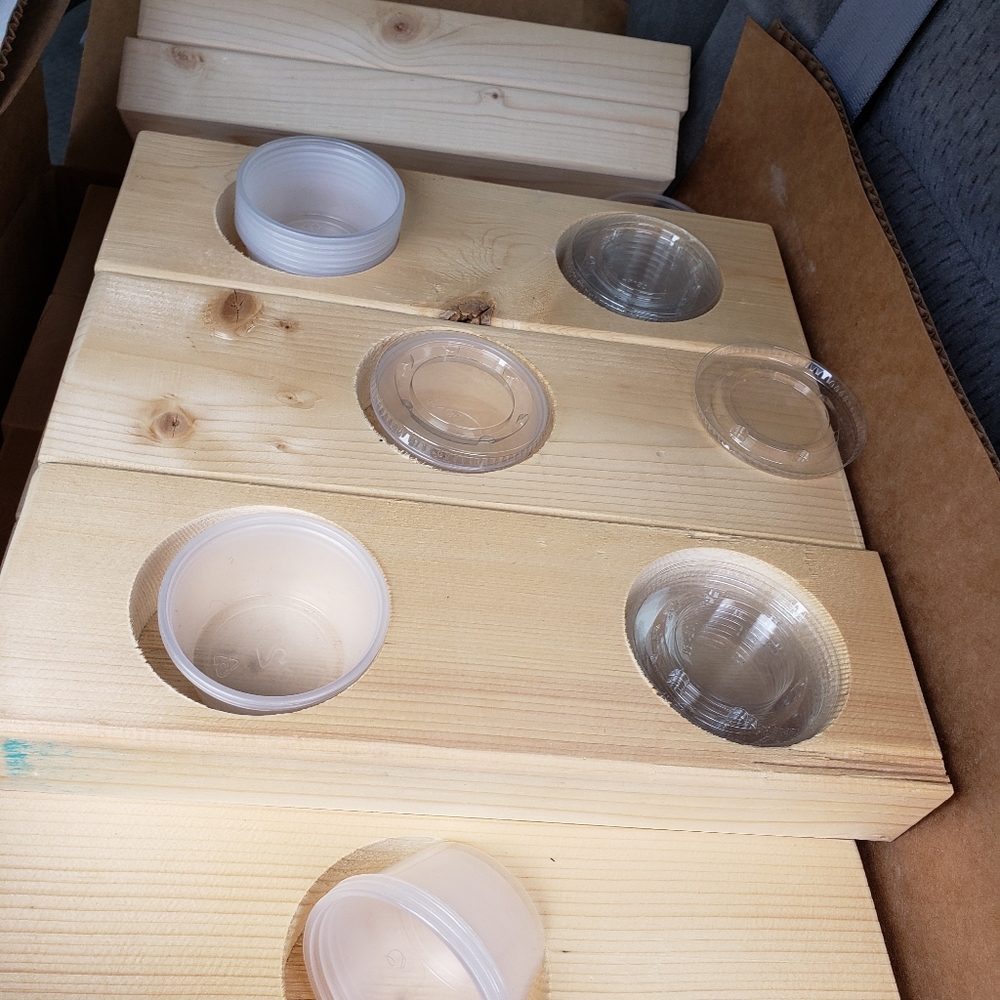 Life size Jenga game